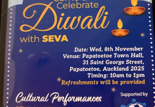 《律动的音符》：（Diwali）印度新年与SEVA排灯节庆典的璀璨盛宴